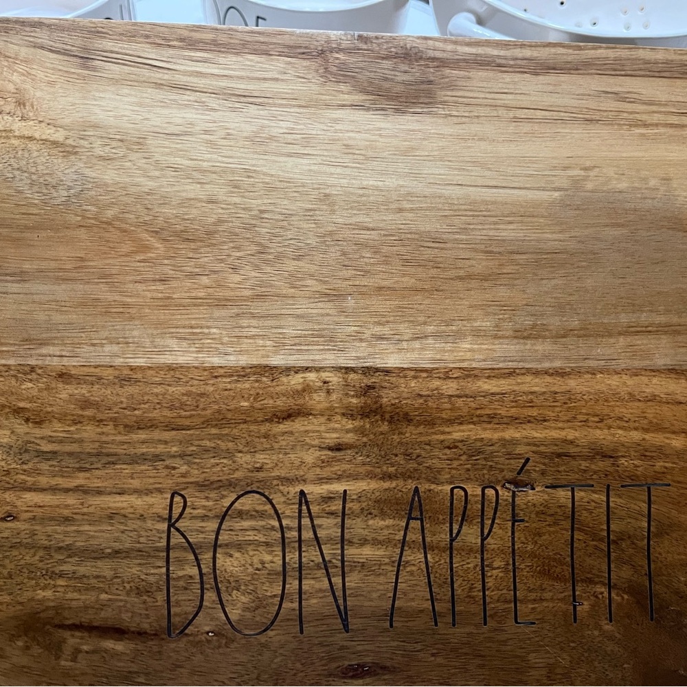 Bon Appétit Wooden Cutting Board - Picture 2 of 3